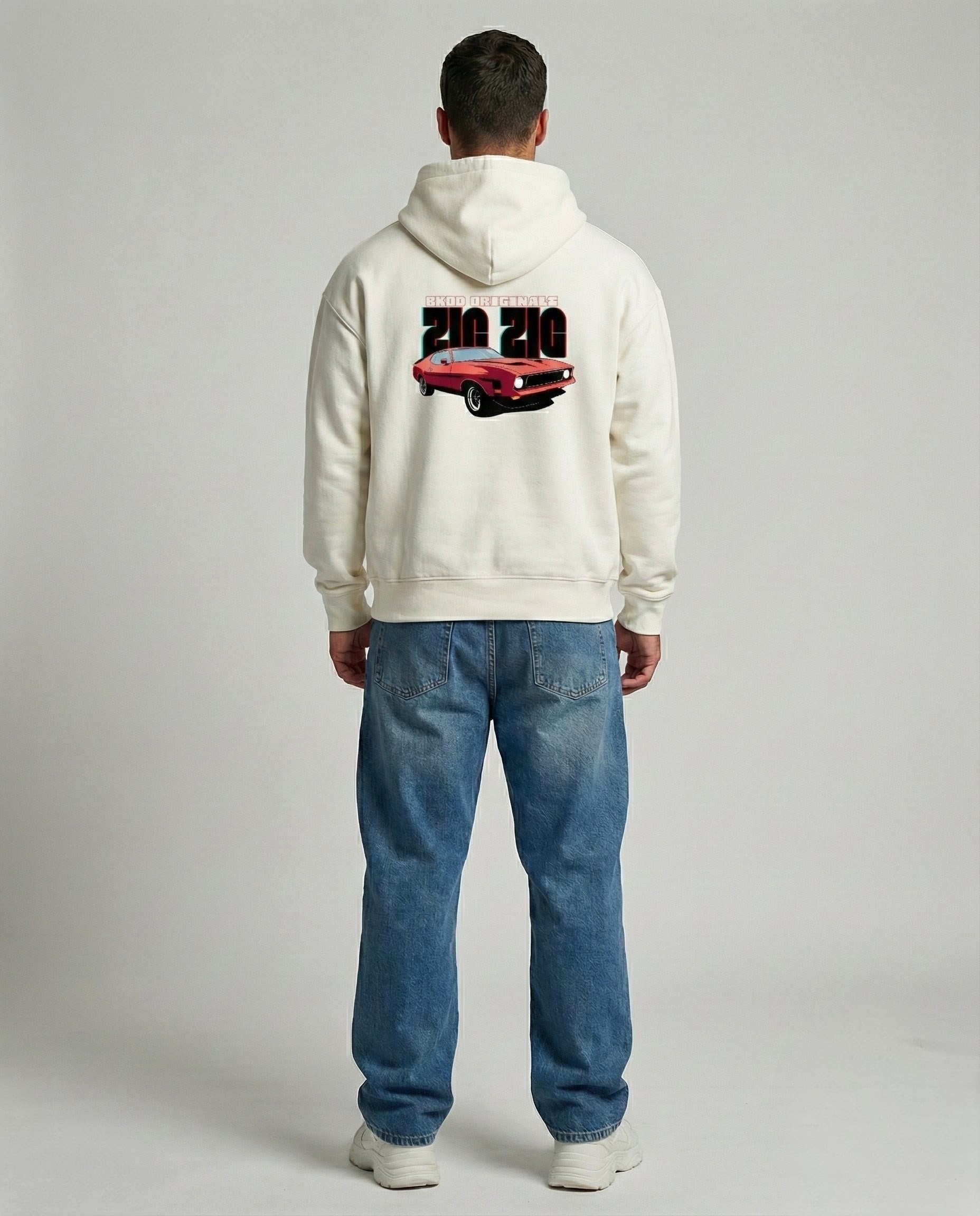 Zig Zig Oversized Hoodie