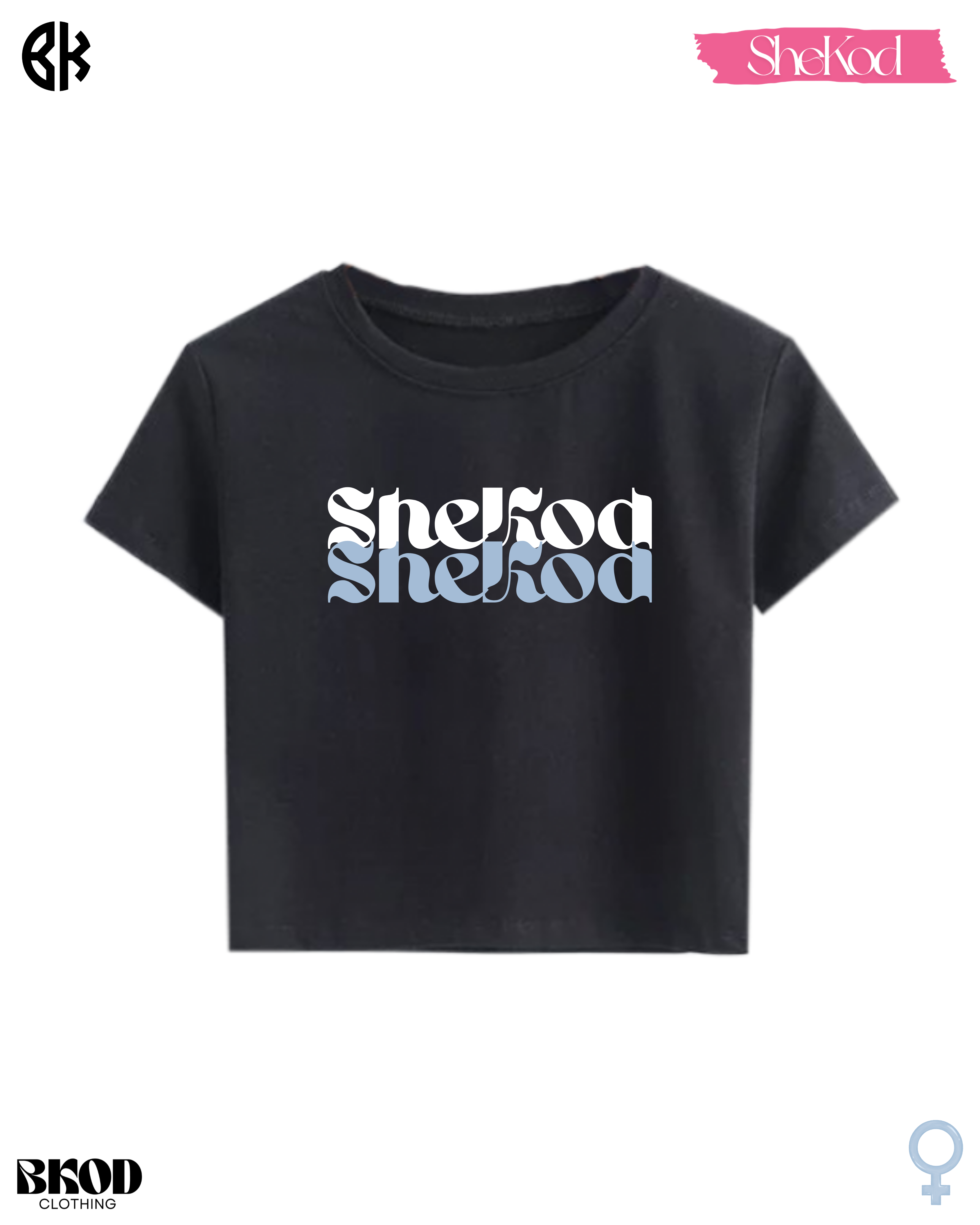 SheKod Originals Crop Tee