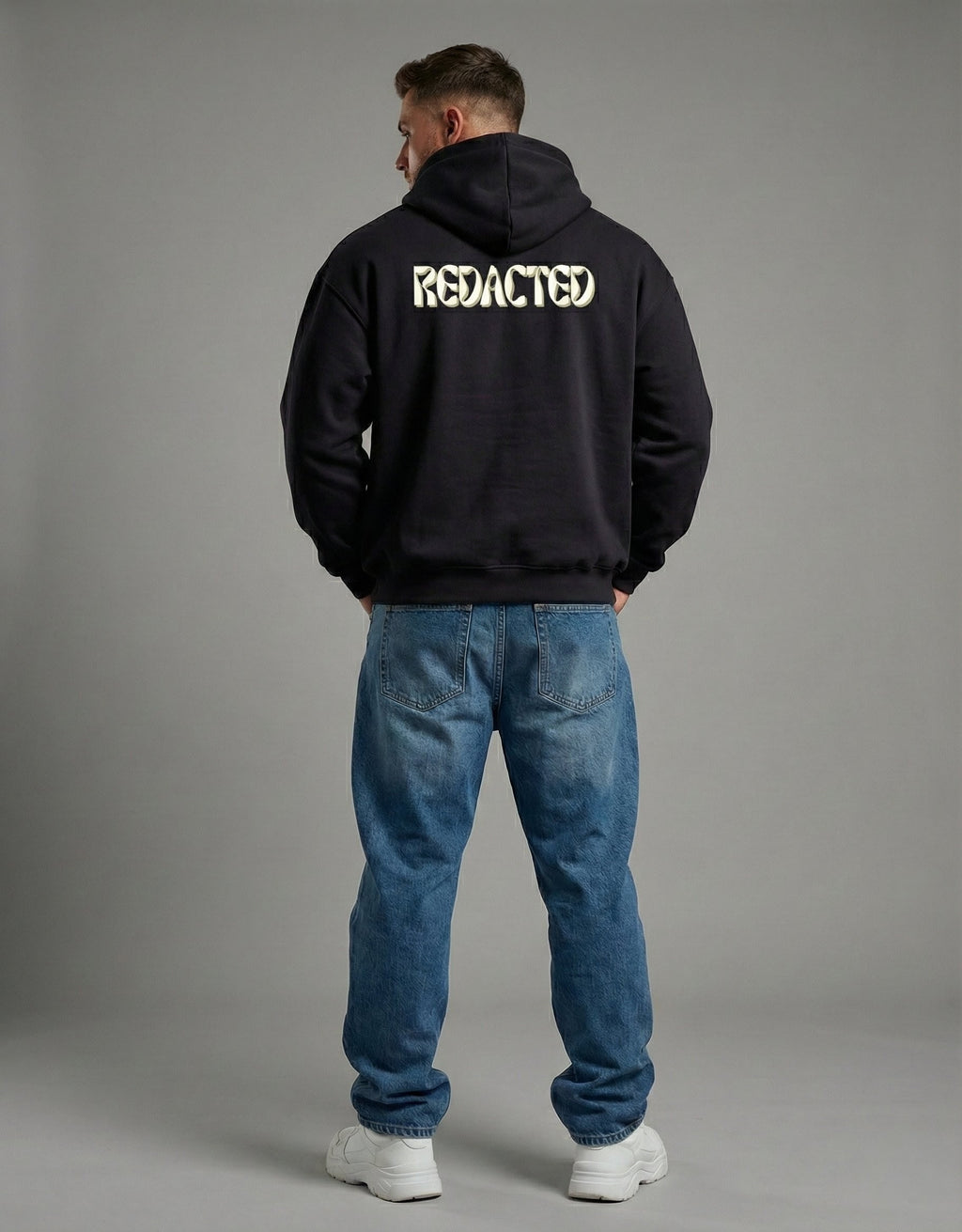 Redacted Oversized Hoodie