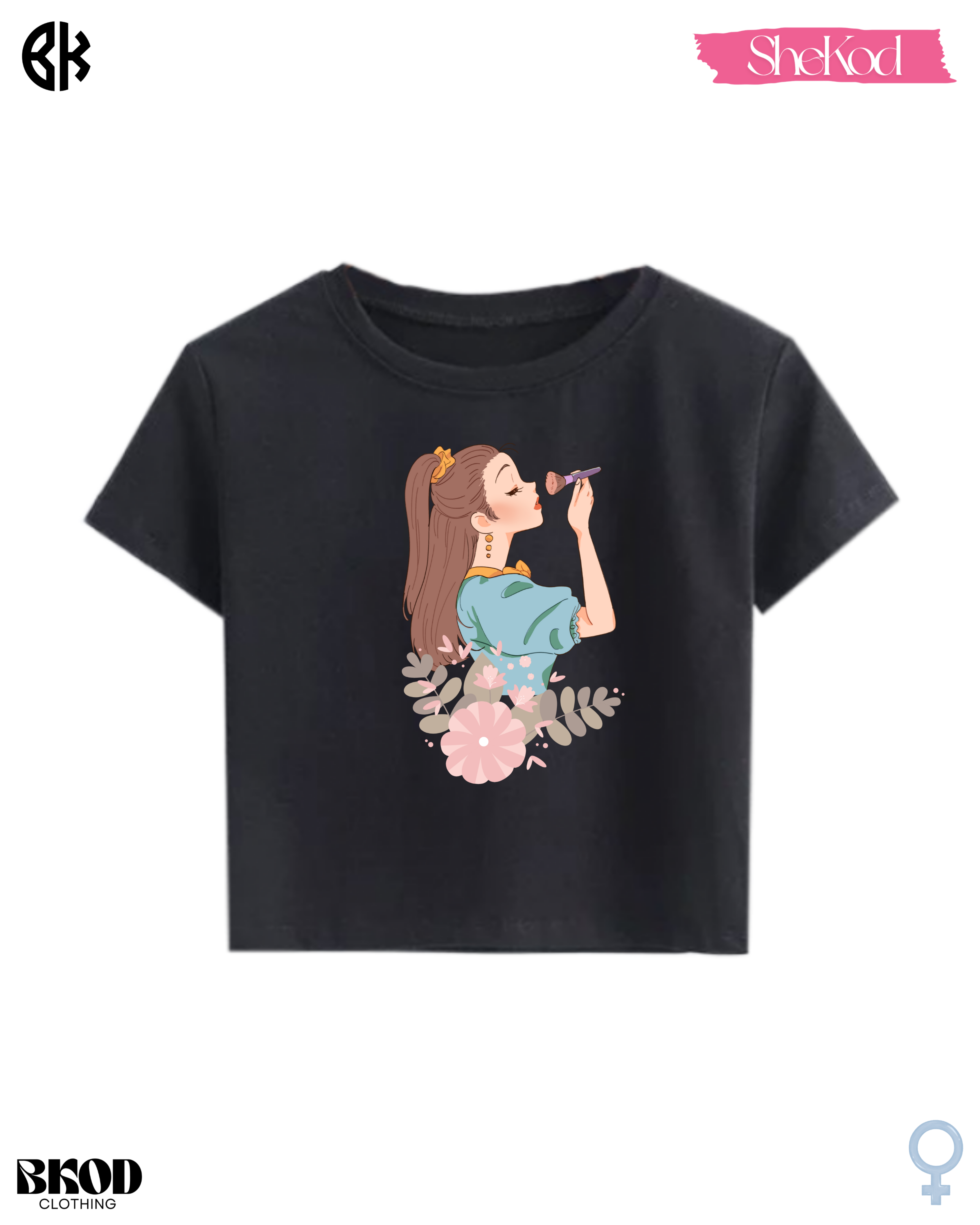 Blusflowr Crop Tee