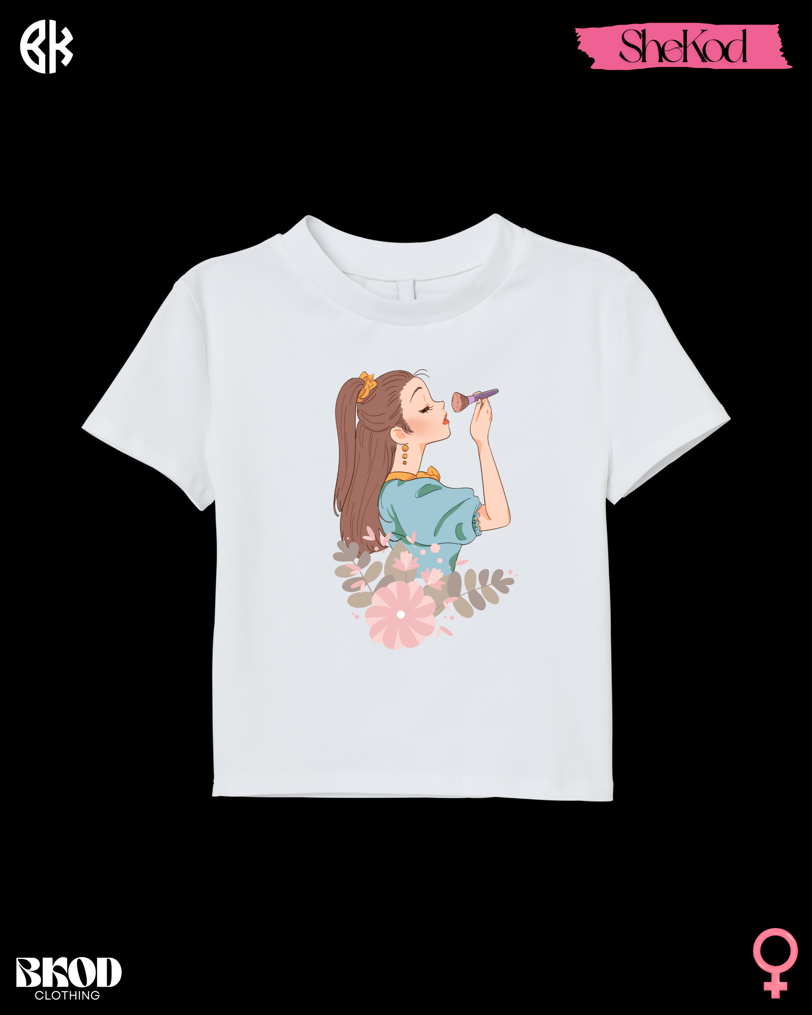 Blusflowr Crop Tee