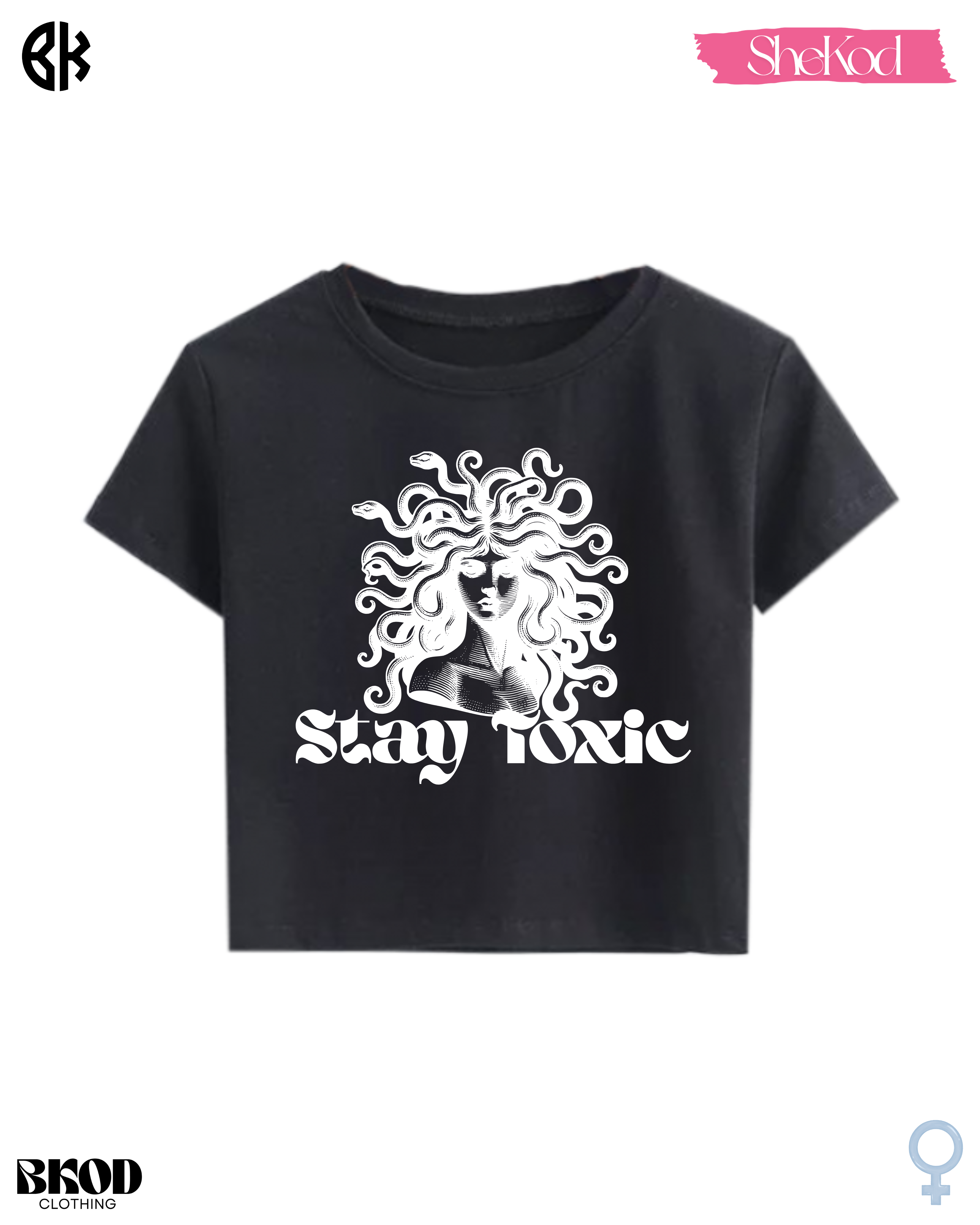Stay Toxic Crop Tee